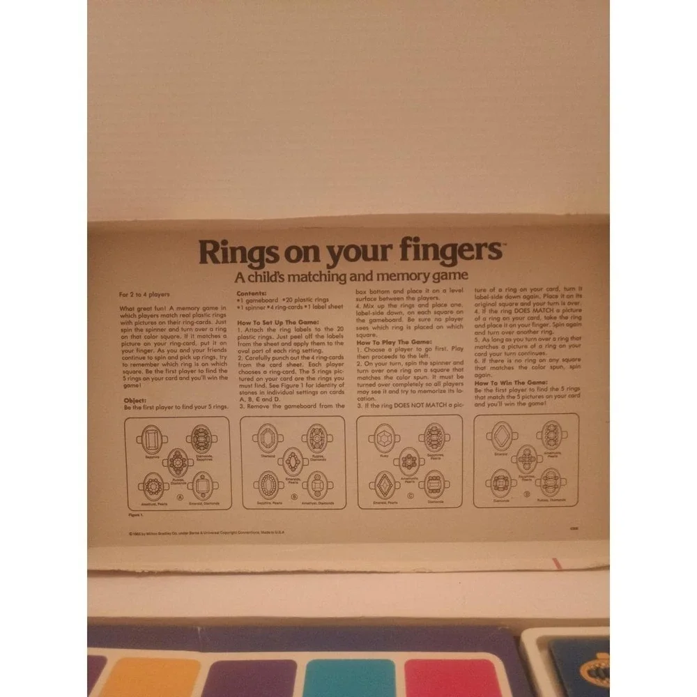 Rings On Your Fingers Matching & Memory Game